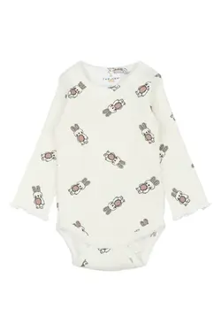 Pippa Rib Body langærmet - Cloud dans - 62