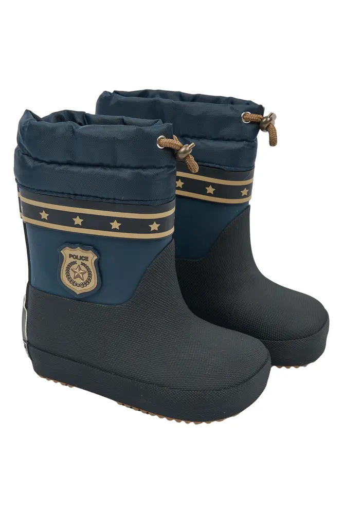 Mikk-Line Barefoot Politi Vintergummistøvle - Blue Nights - 21