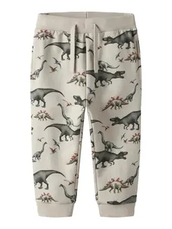 Name It Sweatpants Pumice Stone Med Dinosaurprint - Str. 3y 98cm