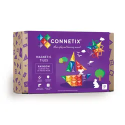 Connetix - Starter Pack - Magnetsæt 60 Dele - Rainbow (ct-r-00060-st)