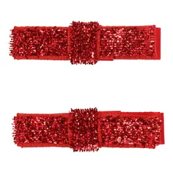 2-pak hårspænde - RØD - ONE-SIZE