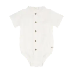 Kortærmet Bodyskjorte - Egret - 92