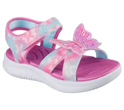 Skechers Sandaler m. Lys - Girls Jumpsters - Pink Multi