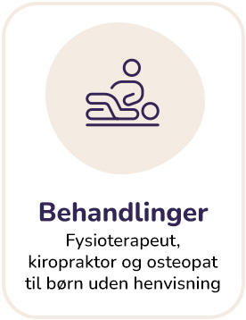Børnefysioterapeut, kiropraktor og osteopat til børn gennem Falck Sundhedshjælp Børn.