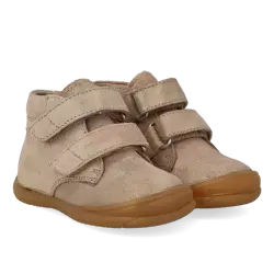 Den Første Sko - Rose Glitter Suede - 23