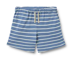 Kalle Jersey Shorts - Blue Stripe - 104