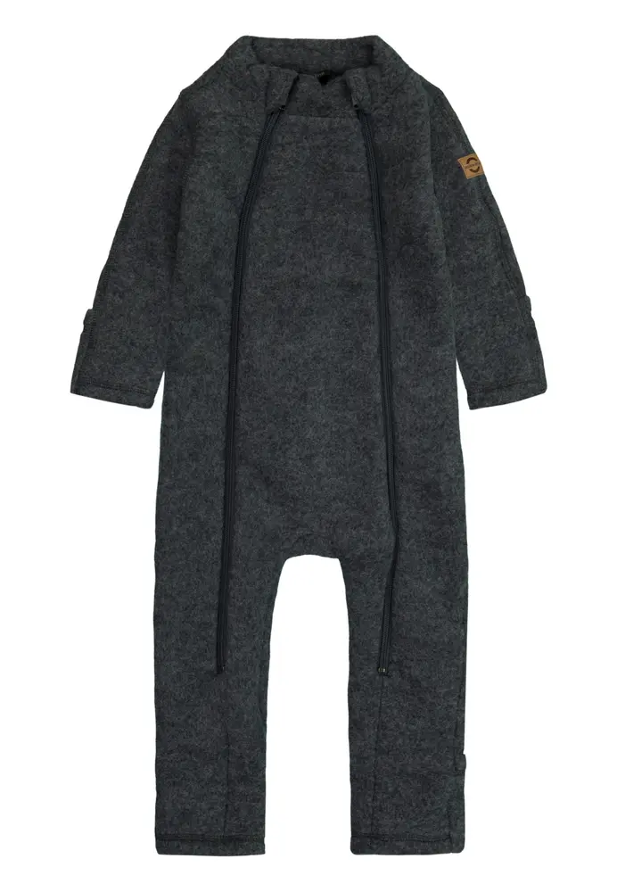 Mikk-Line Uld Dragt - Anthracite Melange - 74