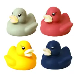 Magni | Silikone badeænder, rød, gul, grøn og blå - Grøn