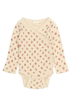 Dea Langærmet Body Fold - Fog Strawberry AOP - 44 CM