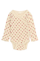 Dea Langærmet Body Fold - Fog Strawberry AOP