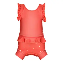 Blebadedragt - Neopren - Frill - Berry - Dots - BERRY - 3-6 MDR.