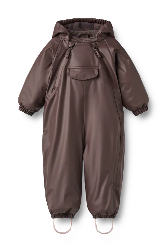 Wheat Evig Gummi Flyverdragt - Chocolate Plum - 86