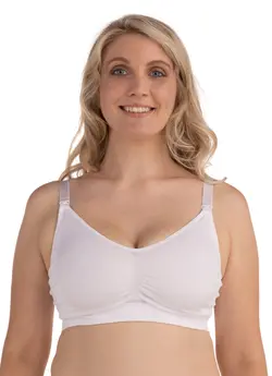 Carriwell graviditets- & amme-BH (Original seamless), hvid - x-large