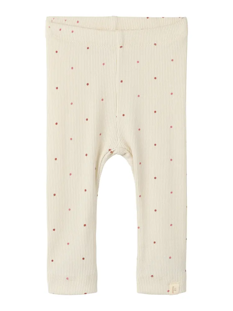 Lil' Atelier Gago Kye Slim Leggings - Turtledove - 74