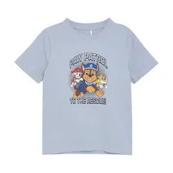 Minymo T-shirt - Paw Patrol - Blue Fog