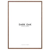 Ramme Mørk egetræ 30x40