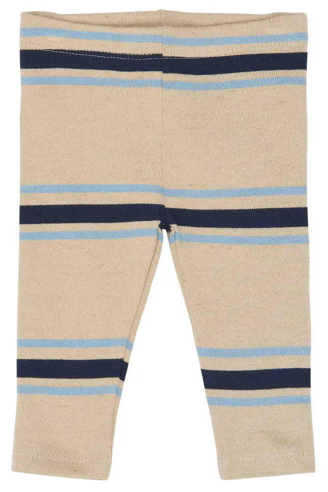 The New Siblings Theodor Leggings - Humus Striped - 68