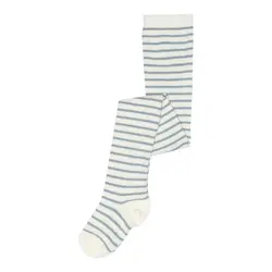 MP Strømpebukser - Rib - Bambus - Kallie - Dusty Blue