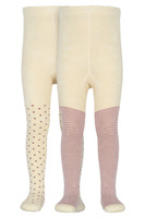 Bamboo Strømpebukser 2 pak - Pale Pink