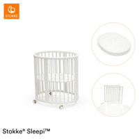 Sleepi Mini V3 inkl. madras og ombygningssæt - hvid