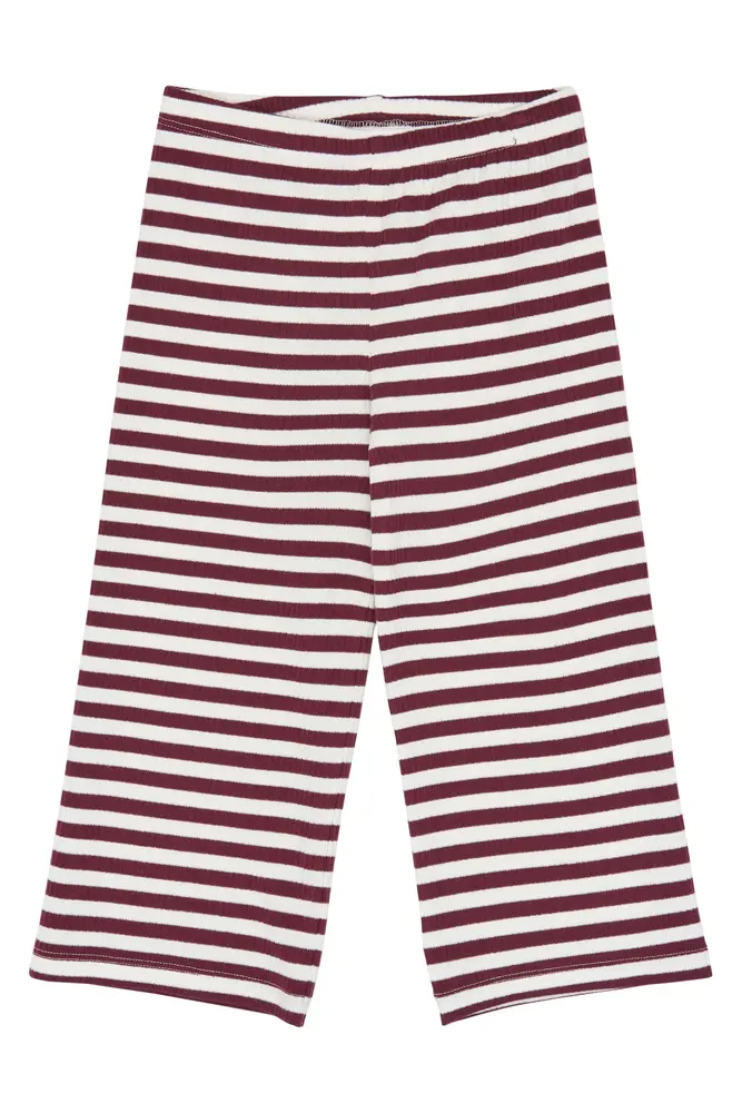 The New Siblings Fro Wide Rib Bukser - Gardenia Striped - 92