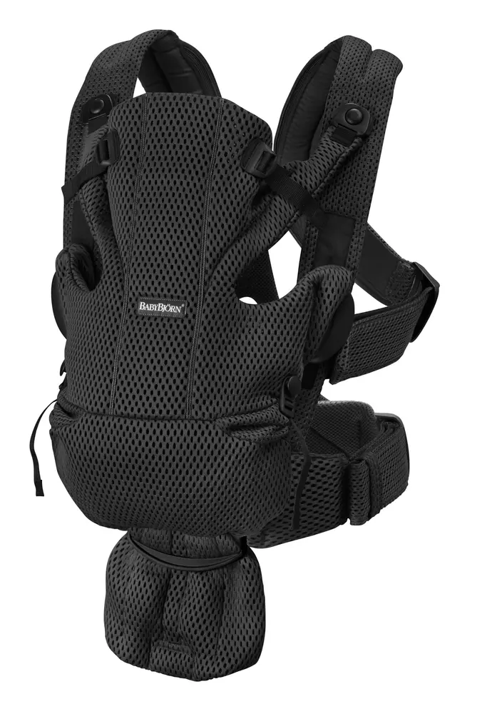 product-Bæresele Move - 3D-mesh, Sort