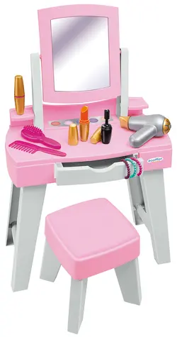 Legetøjssminke sminkebord Ecoiffier My First - 11 dele