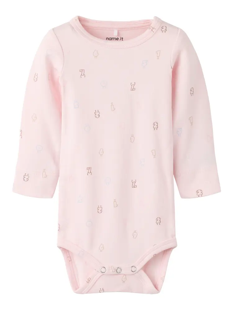 Name It Lydianna Langærmet Body - Mary'S Rose - 74