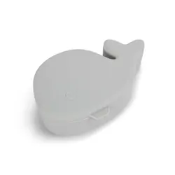 Filibabba Snackbox - Silikone - Hvalen Christian - Pearl Blue