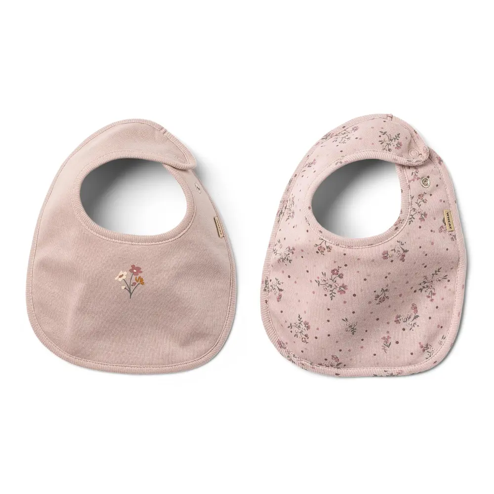 Wheat Taylor Savlesmække 2-Pak - Lilac Flowers - ONESIZE
