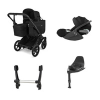 Bugaboo Fox 5 Renew Complete - Black/Heritage Black + Cybex Cloud T + Base T + Adapter