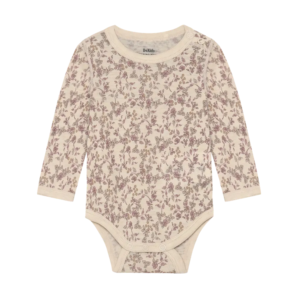BeKids Langærmet Uld Body - Starling - 60