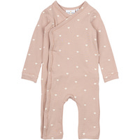 Nova LS Wrap Jumpsuit - ADOBE ROSE