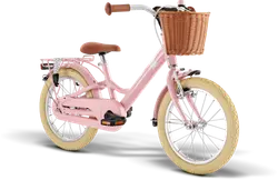 Youke Classic 16,Alu legecykel med kurv retro rose billede