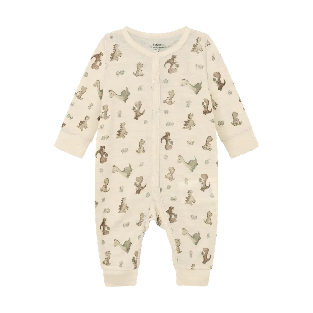 BeKids Uld Heldragt - Forest Fog - 70