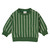 Pinstripe Sweattrøje - Green gables/ Oak