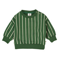 Pinstripe Sweattrøje - Green gables/ Oak