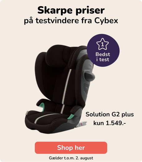 Skarpe priser på testvindere fra Cybex - autostole
