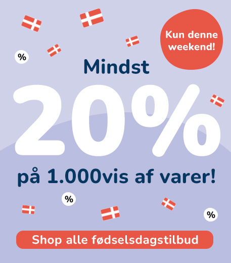 Spar mindst 20% på tusindvis af varer denne weekend