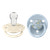 2 Pk De Lux Eloise Silicone Onesize Baby Blue Mix