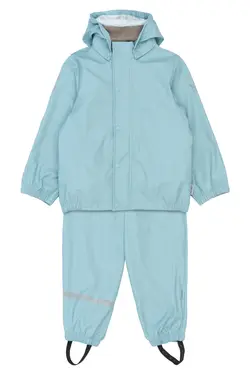 Mikk-Line Regntøj - PU - Recycled - Stone Blue