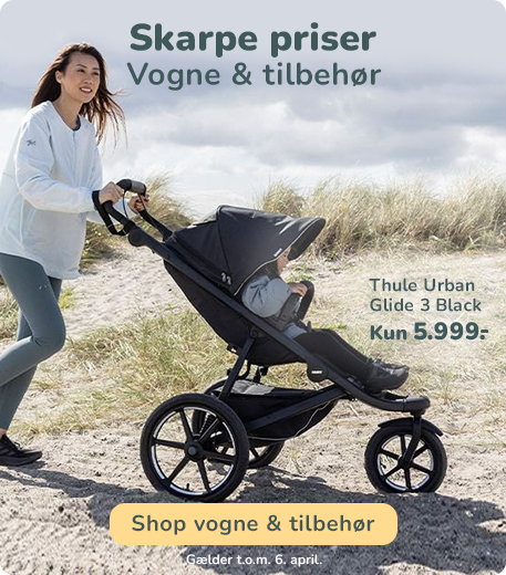 Skarpe priser på klapvogne, kombivogne og tilbehør