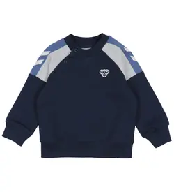 Hummel Sweatshirt - HmlMini - Dress Blues m. Logo