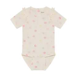 Kortærmet Body m. Print - Vanilla Ice - 68