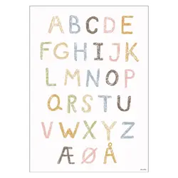 Plakat - ABC Kridt A3