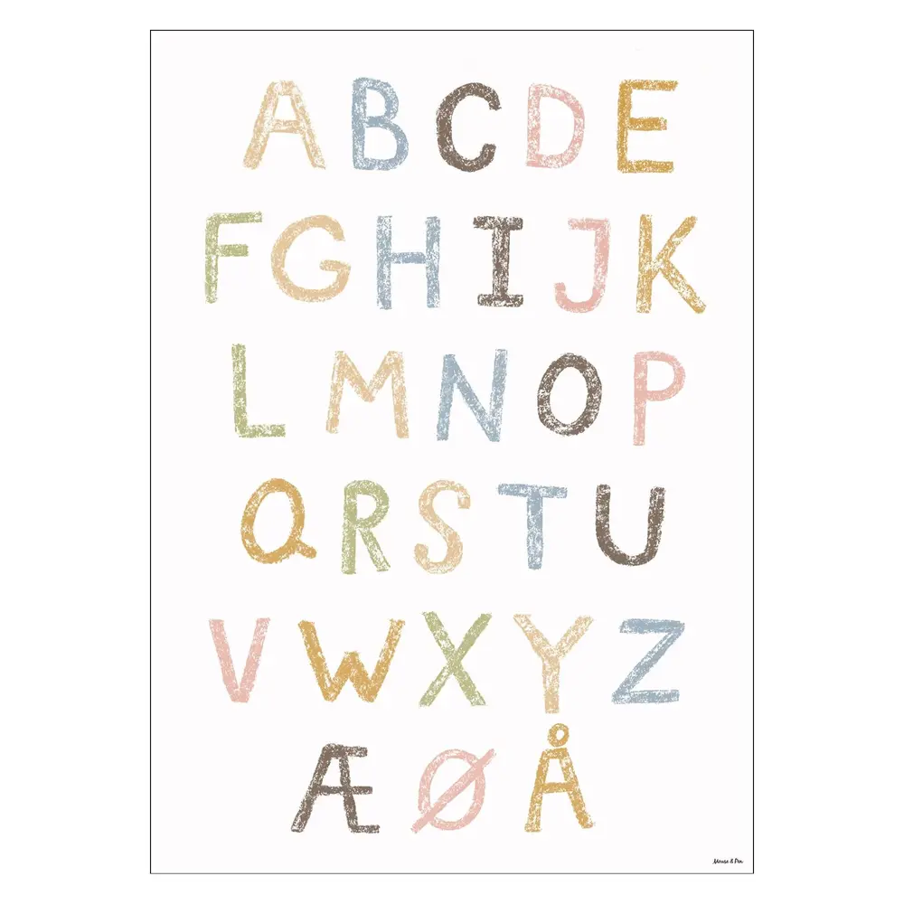 product-Plakat - ABC Kridt A3