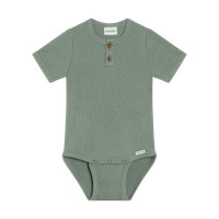 Kortærmet Rib Body - Lily Pad