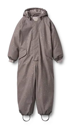 Ludo Gummi Flyverdragt - Purple stone stars - 3 ÅR