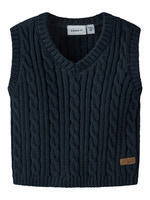 Roman Strikket Vest - Navy Blazer
