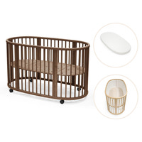 Sleepi inkl. madras, lagen og sengerand - Warm brown